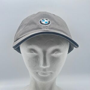 BMW Lifestyle‎ Baseball Cap Gray One Size Fits All Embroidered Logo